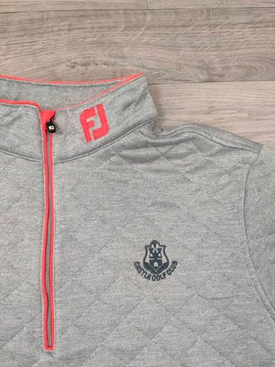 FootJoy FJ Half Zip Quilted Golf Jumper Mens Medium
