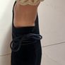 JANET SPORT Black Suede leather platform trainers Sz 41 (Fit 7.5 - 8 UK) - Rrp 189 (NEW) Image 10
