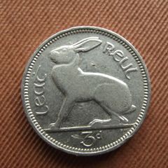 Irish Republic. 1940 Irish Three Pence