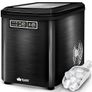 Ice Cube Machine Stainless Steel 12 kg - 24 h Ice Cube Maker 2.2 Litre Water Tank Ice Maker LED Display & Self-Cleaning Function 2 Ice Cube Sizes (Silver) Image 3