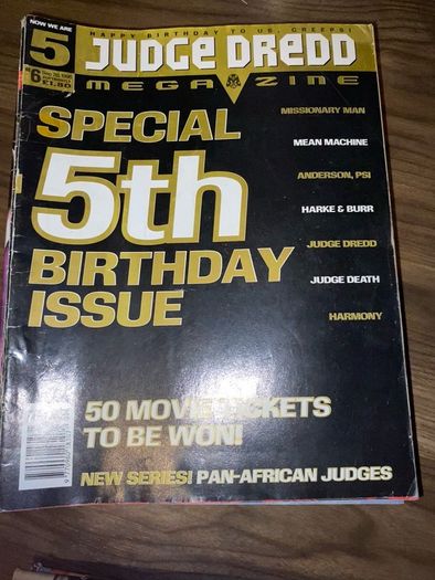 Judge dredd magazine 90s 00s mixed lot