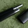 Vintage Bowmore Scotch Whiskey Leather 2 Finger Cigar And Hip Flask Holder With Cigar Cutter Image 9