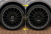 Mercedes Gloss black caps - FREE POST