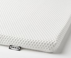 2x IKEA NORDBERGET Memory Foam Mattress Toppers (90x200cm) - Barely Used