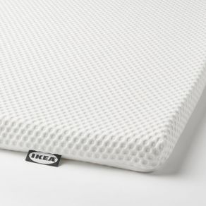 2x IKEA NORDBERGET Memory Foam Mattress Toppers (90x200cm) - Barely Used