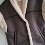 K-ZELL faux fur sleeveless aviator gilet Sz M (Fit 10-14UK) - Rrp 119 (New) Image 5