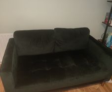 DFS 2 Seater Green Sofa