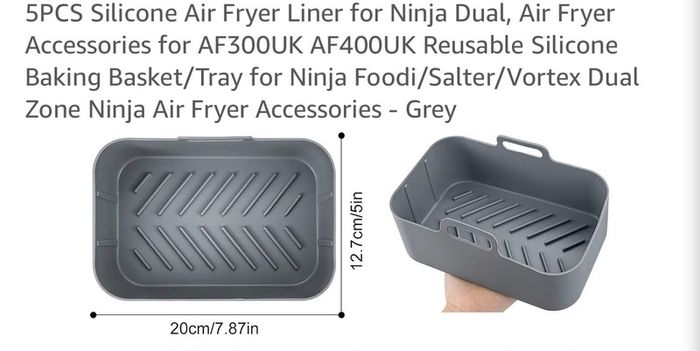 Air Fryer reusable silicon tray news and unused