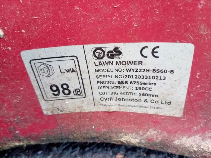 Gardencare self drive lawnmower