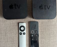 2x Apple TV bundle - 4K (A1842) + 3rd Gen (A1427), both with remotes