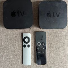 2x Apple TV bundle - 4K (A1842) + 3rd Gen (A1427), both with remotes