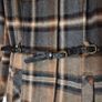 Stylish plaid wool blend coat, size 10 Image 2