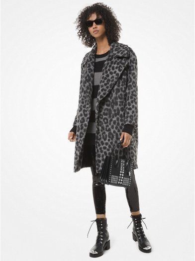 Glamorous Leopard Print Coat