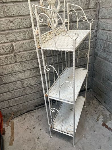 antique garden folding shelf stand