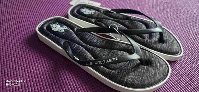 US Polo Assn Thong Flip-Flops (size 5-6 US / 37 EU) BRAND NEW