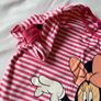 Brand New with Tag Disney Minnie Mouse Pink & White Striped Top Image 2