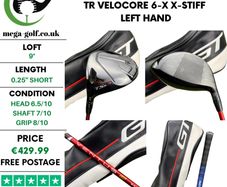 Titleist TSR3 Driver / 9 Degree / Ventus Red TR Velocore 6-X X-Stiff / Left Hand