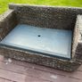 Outdoor wicker couch Image 2