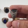 15 Vintage Rings Mixed Lot  Antique Brass Collectible Jewelry Image 8
