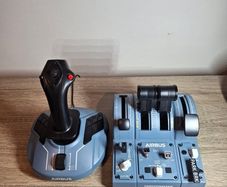 Thrustmaster TCA Airbus Officer Pack PC Flight Simulator Joystick and Throttle