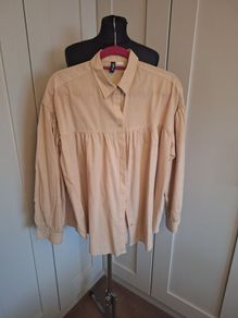 H&M Beige Cotton Shirt