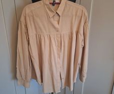 H&M Beige Cotton Shirt