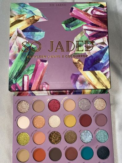Colourpop so jaded Kathleen light x colourpop brand new palette