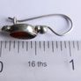 Vintage Baltic Amber Drop Earring, 925 Sterling Silver 2,1g Image 9