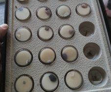 Treasures of the earth full box of 20 mineral gem semi precious stone specimens