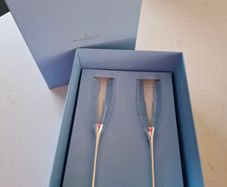 Pair of Newbridge Champagne Flutes