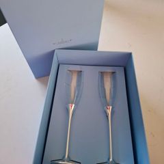 Pair of Newbridge Champagne Flutes