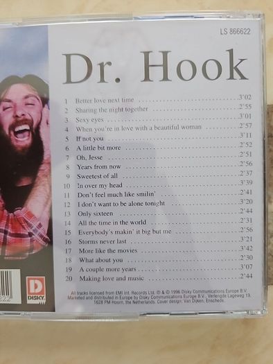 Dr Hook CD - 20 Great Love Songs