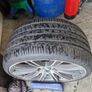 Good year wheel display stand goodyear includes wheel garage mancave display tyre shop Image 2