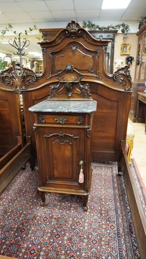 19th Century French / Belgian Walnut Twin Bedroom Suite