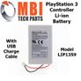 PS3 Controller Replacement Li-ion Battery Pack 1800mAh LIP11359 PlayStation 3 Image 4