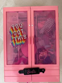 Kids Toy Doll Wardrobe with doll clothes