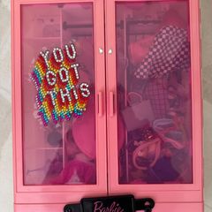 Kids Toy Doll Wardrobe with doll clothes