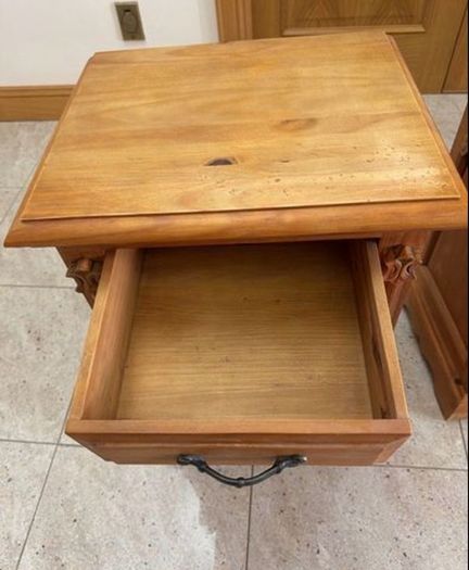2 x Bedside Locker - Solid