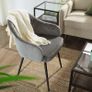 Set of 2 Velvet Dining Chairs Modern Kitchen Chairs - Free Delivery Nationwide Image 5