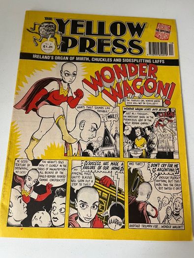 Yellow Press magazine parody of Hot Press