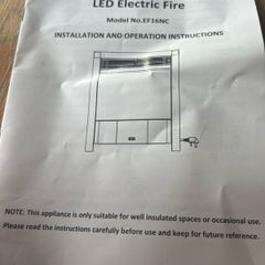 Electric LED Fire