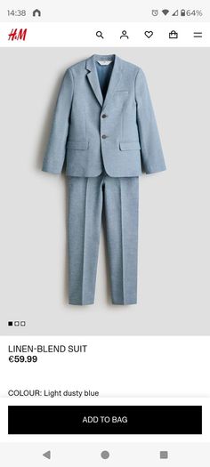 Boy H&M suit