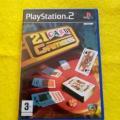 21 card games PlayStation2 ps2 games Original