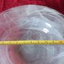 15.25 Inches Wide Murano Style Centerpiece Glass Bowl Image 2