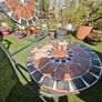 Mosaic Garden Table + 2 Chairs Image 5