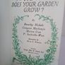 How Does Your Garden Grow? by Beverley Nicholas, Compton Mackenzie, Marion Cran and  V. Sackville-West (PT274) Image 2