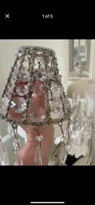 ShabbyChic Set of 2 droplet Shades 18euro for the 2..Can Post too !!