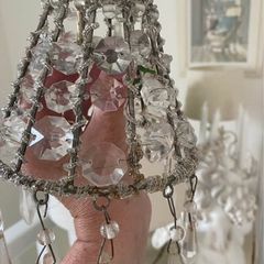 ShabbyChic Set of 2 droplet Shades 18euro for the 2..Can Post too !!