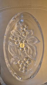 Soga Japanese glass oval dish