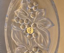 Soga Japanese glass oval dish